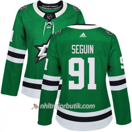 Dame Ishockey Dallas Stars Tröja Tyler Seguin 91 Adidas 2017-2018 Kelly Grön Authentic